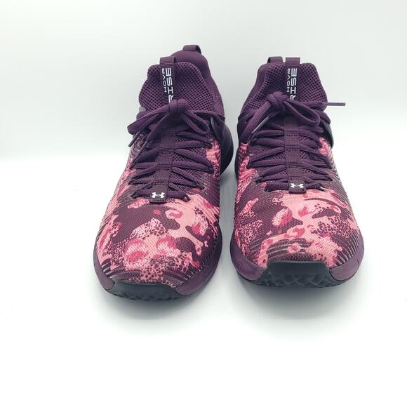 Under Armour UA HOVR Rise 2 Print Training 3024029 500 Purple womens size 10 - Picture 7 of 9